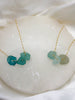 Floating Seaglass Trio Necklace