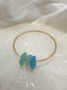 Sea glass Bangle