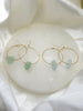 Sea Glass Hoop Earrings